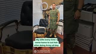 I’m sorry  #shorts #youtubeshorts #shortvideo #barber #military #barberlife #militarylife #army