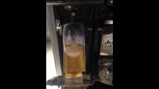 Beer machine in ANA lounge