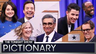 Tonight Show Pictionary with Eugene Levy, Catherine O’Hara, Nick Jonas and More