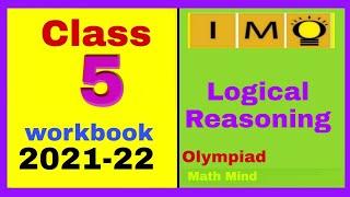 IMO Class 5 Logical Reasoning - MTG workbook 2021-22 - International Mathmatics Olympiad - math mind