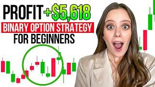 TRADING STRATEGY FOR BEGINNERS | FROM $1 TO $5,618 IN 10 MINUTES