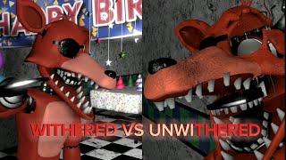 [FNAF] WITHEREDS VS UNWITHEREDS