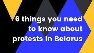 MEGAPHONE2020: 6 Things You Need To Know About Protest in Belarus | Yana Goncharova, Human Constanta