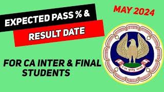 CA Inter May 24 Result Date ! CA Final May 24 Result Date ! CA Inter & Final Results!