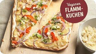 Veganer Flammkuchen