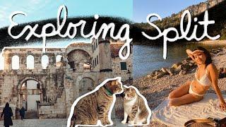 A DAY IN SPLIT CROATIA - CROATIA TRAVEL VLOG 2020 Part 2  first day of exploring Croatia