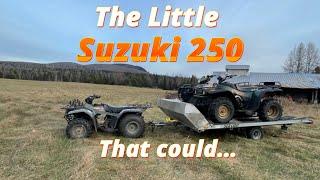 What SIZE ATV do You really need??? Watch what this little Suzuki 250 can do!