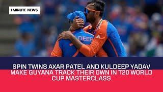 T20 world cup 2024 | Axar patel and Kuldeep yadav magic