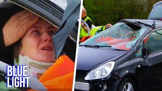 Driver Left in Life-Threatening Condition After Crash | Traffic Cops FULL EPISODE | Blue Light