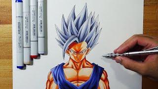 How To Draw Beast Gohan! Step By Step Tutorial