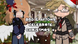 Bsd & Aftons celebrate Christmas|| gacha club || aftons || bsd || Christmas special ||