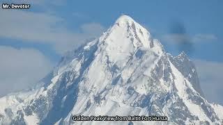 Golden Peak View From Baltit Fort Hunza