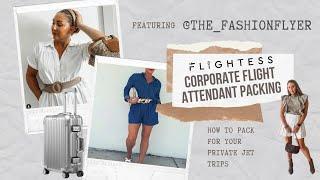 How to Pack as a Corporate Flight Attendant from The Fashion Flyer