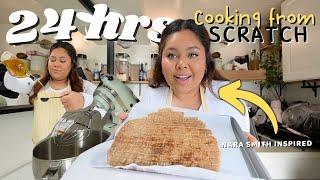 24 HRS COOKING NARA SMITHS' VIRAL "FROM SCRATCH" RECIPES FOR MY HUSBAND