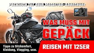 Packliste für dein Motorrad-Abenteuer – Tipps für Reisen mit dem 125er Motorrad