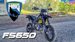  Probefahrt Husaberg FS650  Rennmotorrad für die Straße 