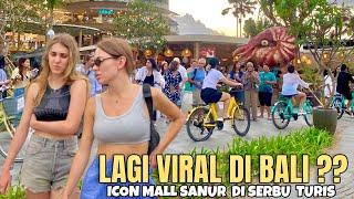 TEMPAT VIRAL BARU DI BALI ?? FULL WISATAWAN SERBU ICON MALL SANUR BALI ..