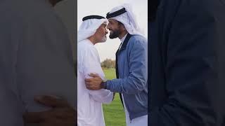 Sheikh Khalid Bin Mohamed Bin Zayed Meets Sheikh Hamad King of Bahrain Throwback