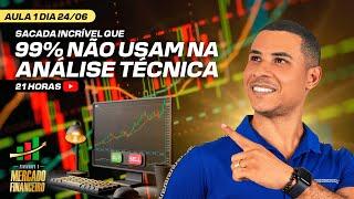 AULA 1 - SACADA INCRÍVEL PARA ACERTAR ANÁLISE TÉCNICA | DOMINANDO O MERCADO