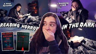 reading creepy horror books in the dark and finding a new all-time favorite ️‍ [reading vlog]