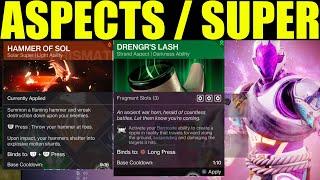 How to unlock destiny 2 prismatic subclass aspects & fragments (Hunter ,titan, warlock) |Final Shape