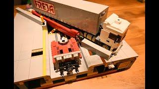 (WIP) Modalohr Terminal Stand 2025-02-13: MEGA-Update, neue Zugmaschine, PyBricks und viel Beton...