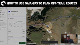 How to Use Gaia GPS: slope angle overlays + satellite imagery - plan off-trail mountaineering routes