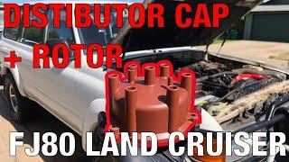 Distributor cap and rotor replacement on an 80 Series Land Cruiser