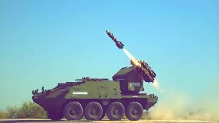 White Sands Missile Range - Stryker MSL 8X8 M-SHORAD Armoured Vehicle Firing Tests [1080p60]