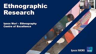 Anthropology in the Professional World | Ethnographic Research & Ipsos Mori