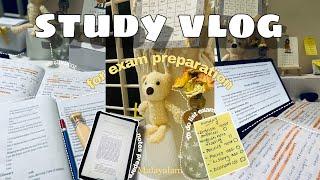 Study vlog️|exam prepare| study tips | English exam | Malayalam