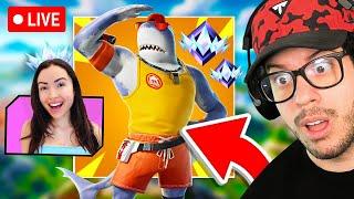Playing FORTNITE RANKED with MY FIANCEE!