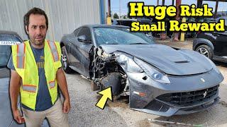 Here's why it makes NO Sense to Buy Salvage Auction Supercars Anymore...