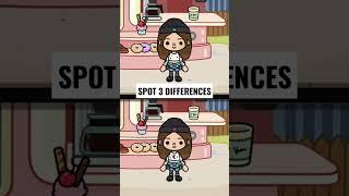 Toca Spot 3 Differences 3️⃣ #toca #tocaboca #tocalifeworld #tocalife #tocaworld #spotthedifference