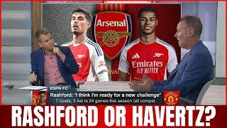 NOW! RASHFORD REVEALS DESIRE TO LEAVE MANCHESTER UNITED! SHOULD ARSENAL SIGN TO REPLACE HAVERTZ?