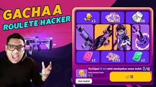 GACHA ROULETE HACKER HABIS BERAPA CANDY ?? SAUSAGE MAN #sausageman #mrkong