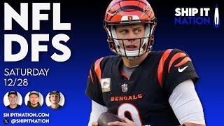 NFL Week 17 Saturday Games | December 28, 2024 | DraftKings & FanDuel DFS Picks, Plays and Process