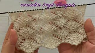 Dantel Gibi Oldu ️Yelek, Şal, Hırka,Süveter İçin Örgü Modeli ️Knitting Crochet