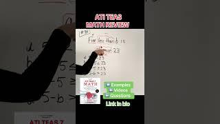 ATI TEAS PRACTICE QUESTION  #shorts #atiteas #teastest #jakaralewis #mathreview #equation