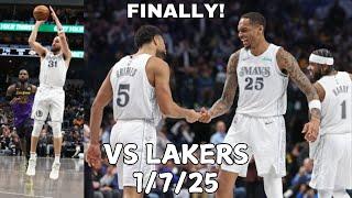 Dallas Mavericks Team Highlights vs the Lakers (01.07.2025)