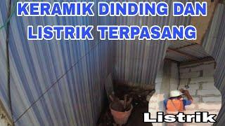 Alhamdulillah Listrik Sudah Menerangi || Dinding Kamar Mandi Rampung