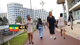 Winter in Addis Ababa ,  Ethiopia walking Tour 2024