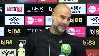 'We COULD NOT match the INTENSITY!'  | Pep Guardiola Press Conference Bournemouth 2-1 Man City