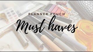 Planner Pouch | Essential & Functional Planning Supply Must Haves | Plan With Bee