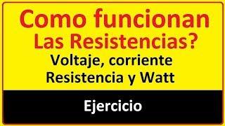 cómo funcionan las resistencias