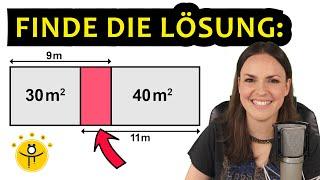 Mathe RÄTSEL Geometrie – Wie groß ist der Flächeninhalt?