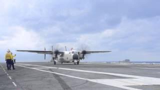 COD Landing aboard IKE