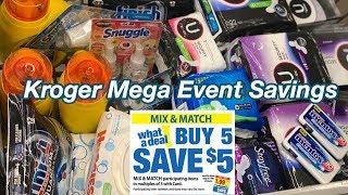 Kroger Mega Event Extreme Couponing Round 1 | Buy 5, Save $5 | $0.51 per Item! | 8/7 - 8/20