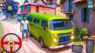Van Volkswagen T2 Driver Simulator - Brasil Mini Bus Driving 3D - Android GamePlay
