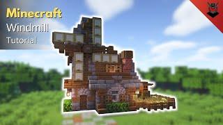 Minecraft: How to Build a Medieval Windmill House | Windmill House (Tutorial)